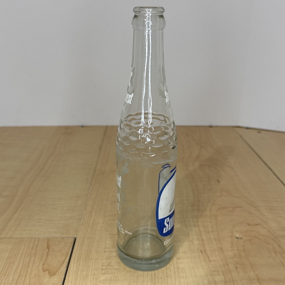 Vintage 1970s-80s SunCrest 10oz ACL Soda Bottle Doraville GA Pebbled - Picture 5 of 6